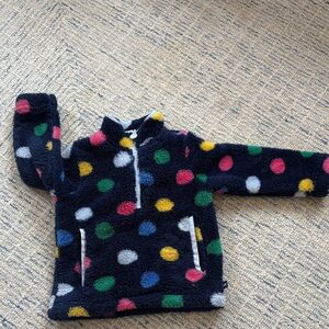 Joules Navy Fleece with Colorful Accents